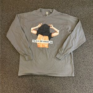 Upsahl This Is My First Headline Tour Crew 2022 Men’s L Concert Long Sleeve Tee
